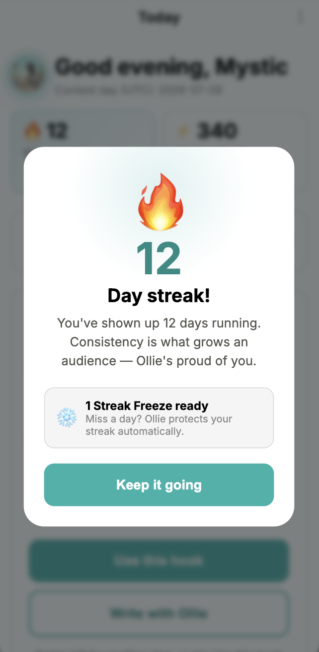 Your streak